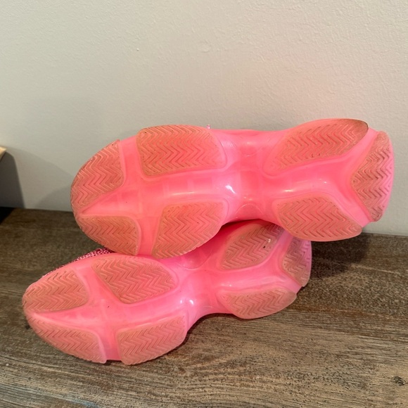 Girls size 4m, Steve Madden , pink gemmed tennies - Picture 6 of 6